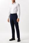 Burton Slim Fit Navy Twill Suit Trouser thumbnail 1