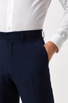 Burton Slim Fit Navy Twill Suit Trouser thumbnail 4