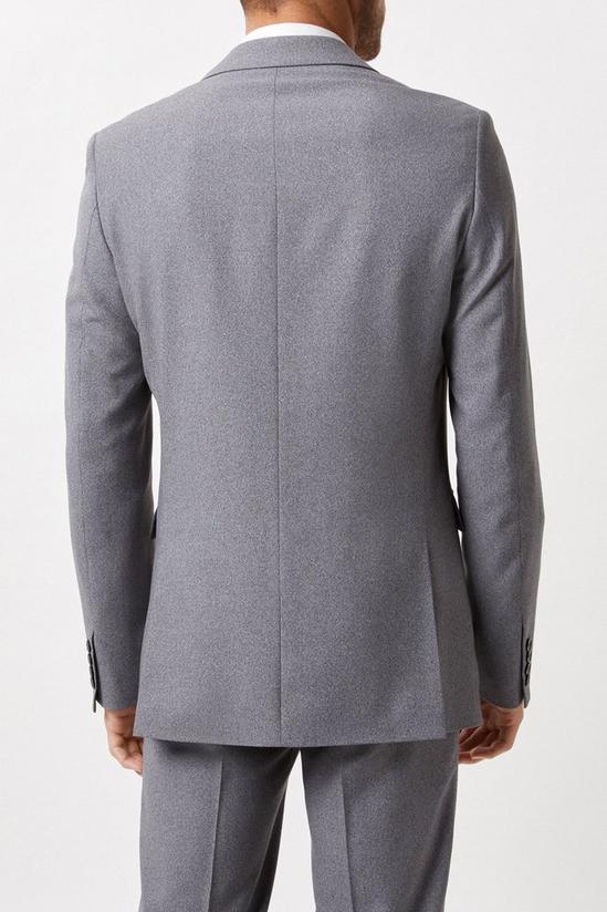 Burton Slim Fit Grey Textured Suit Jacket 6