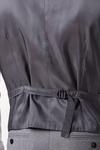 Burton Slim Fit Grey Textured Suit Waistcoat thumbnail 5