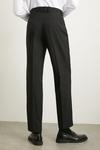 Burton Slim Fit Black Wool Blend Tuxedo Trousers thumbnail 3