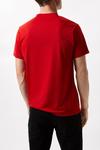 Burton Red England Short Sleeve Retro Football Shirt thumbnail 3