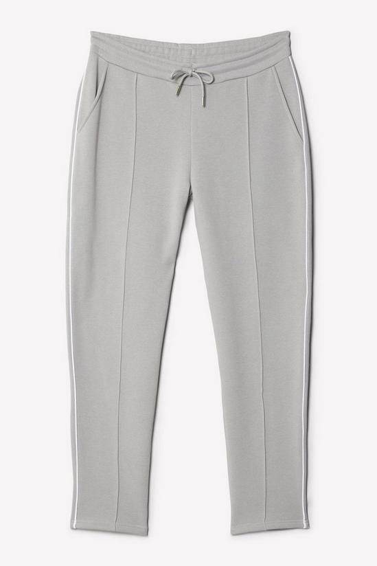 Burton Grey Pipe Detailing Jersey Trouser 5