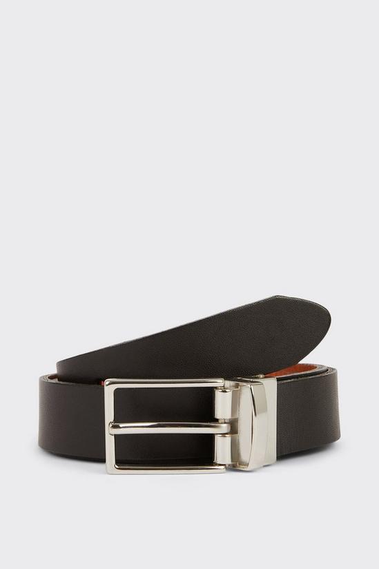 Burton Black Leather Reversible Belt 1