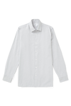 Burton Skinny Fit Grey Herringbone Textured Smart Shirt thumbnail 4