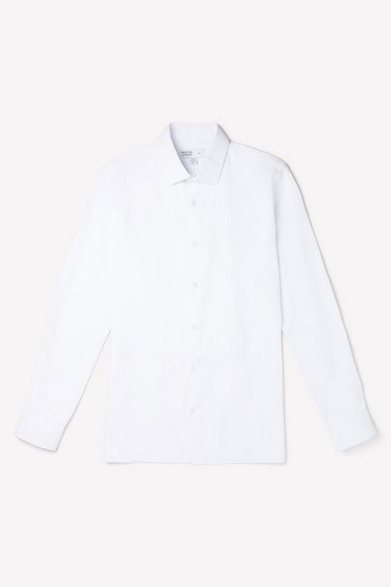 Burton Slim Fit White Dress Shirt 5