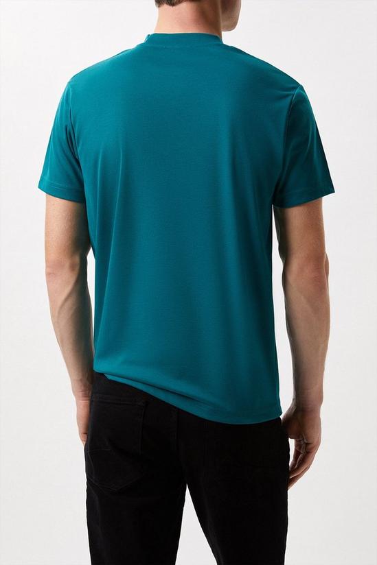 Burton Teal Premium Crew Neck T-shirt 3