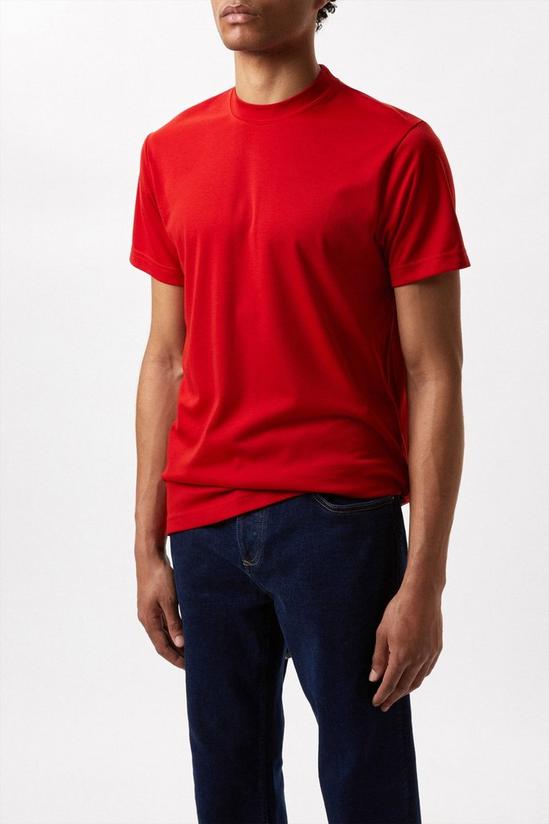 Burton Red Premium Crew Neck T-shirt 1