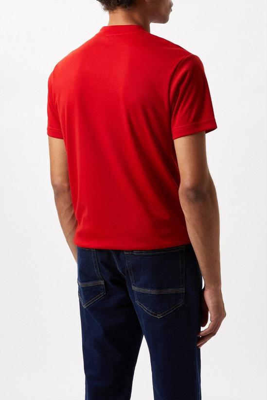 Burton Red Premium Crew Neck T-shirt 3