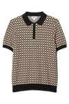 Burton Pure Cotton Knitted Monogram Polo Shirt thumbnail 5