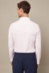 Burton Pink Slim Fit Long Sleeved Textured Shirt thumbnail 3