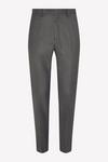 Burton Slim Fit Charcoal Wide Self Stripe Suit Trousers thumbnail 5