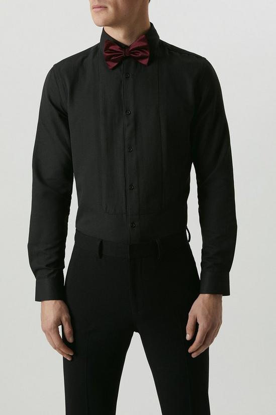 Burton Black Slim Fit Dress Shirt 1