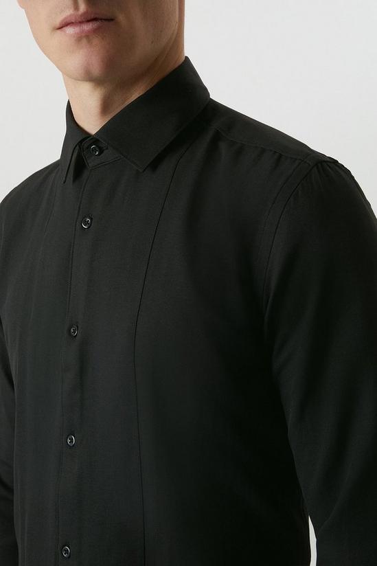 Burton Black Slim Fit Dress Shirt 4