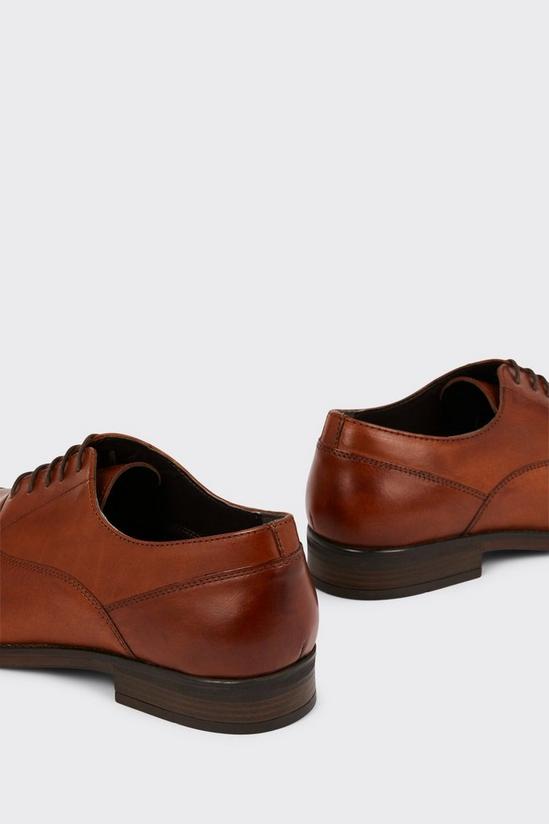 Burton Tan Leather Oxford Toe Cap Shoes 5
