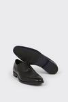 Burton Leather Smart Black Oxford Toe Cap Shoes thumbnail 4