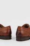 Burton Tan Leather Smart Oxford Brogue Shoes thumbnail 5