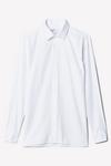 Burton Slim Fit White Double Cuff Dress Shirt thumbnail 5