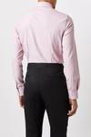 Burton Slim Pink Two Tone Textured Smart Shirt thumbnail 3