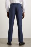 Burton Tailored Fit Navy End On End Suit Trousers thumbnail 3