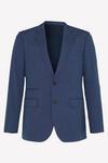 Burton Tailored Fit Navy End On End Suit Jacket thumbnail 4
