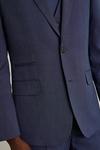 Burton Tailored Fit Navy End On End Suit Jacket thumbnail 6