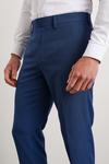 Burton Slim Fit Blue Birdseye Suit Trouser thumbnail 5