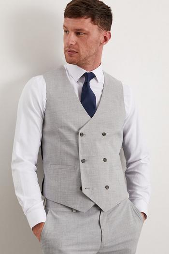 Related Product Slim Fit Grey Marl Waistcoat