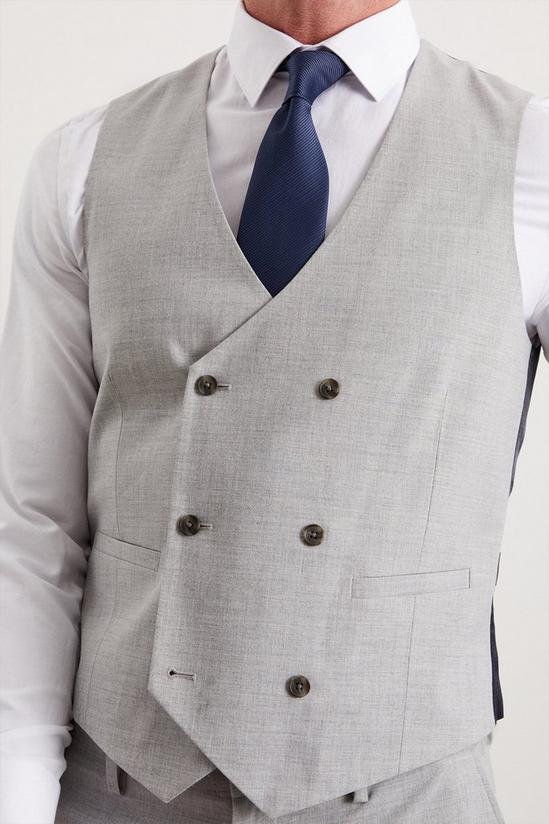 Burton Slim Fit Grey Marl Waistcoat 2