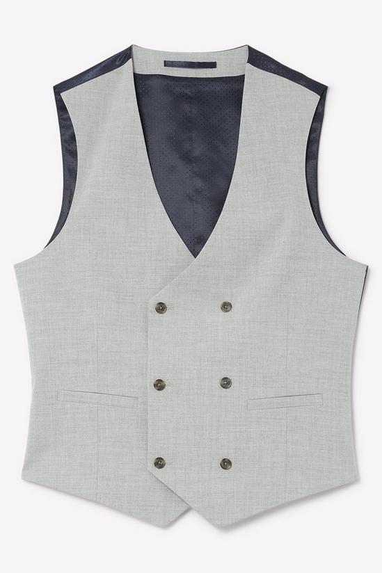 Burton Slim Fit Grey Marl Waistcoat 6