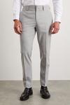 Burton Slim Fit Grey Marl Suit Trousers thumbnail 2