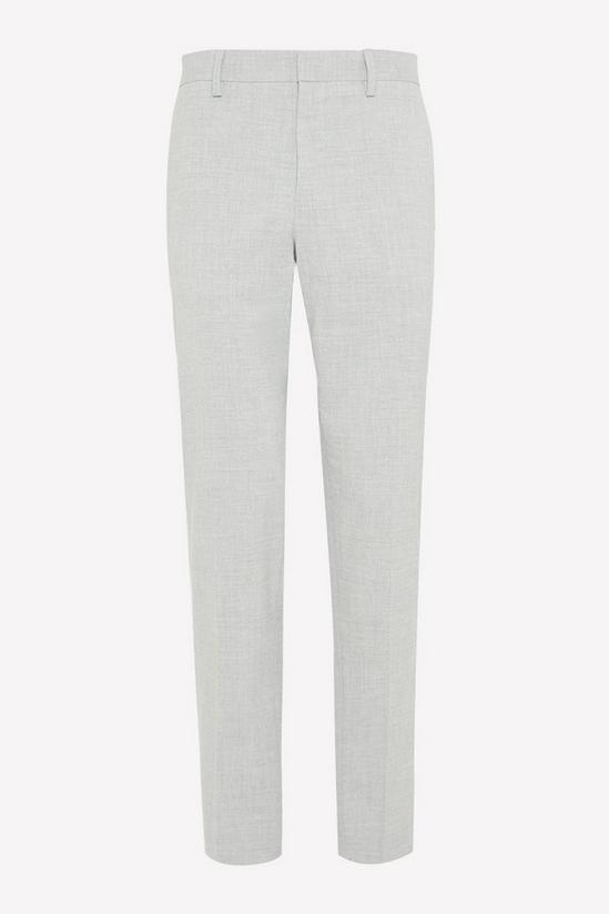 Burton Slim Fit Grey Marl Suit Trousers 4