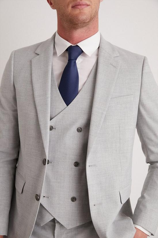 Burton Slim Fit Grey Marl Suit Jacket 3