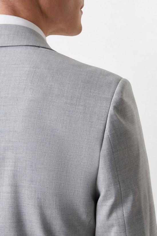 Burton Slim Fit Grey Marl Suit Jacket 4