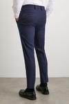 Burton Skinny Fit Navy Marl Suit Trousers thumbnail 3