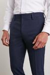 Burton Skinny Fit Navy Marl Suit Trousers thumbnail 5
