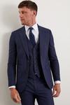 Burton Skinny Fit Navy Marl Suit Jacket thumbnail 6