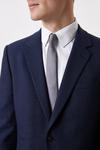 Burton Tailored Fit Navy Marl Suit Jacket thumbnail 4