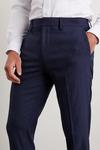 Burton Slim Fit Navy Marl Suit Trousers thumbnail 5