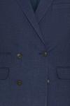 Burton Slim Fit Navy Marl Double Breasted Suit Jacket thumbnail 5