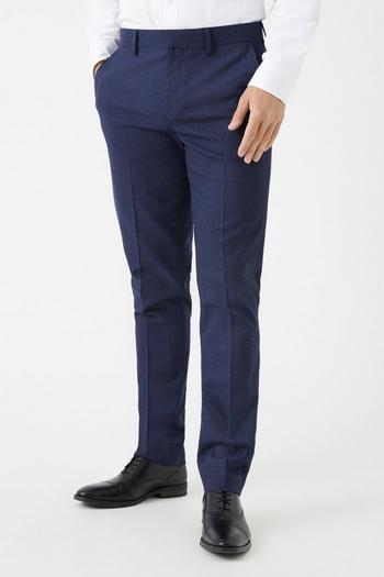 Related Product Slim Fit Navy Marl Suit Trousers