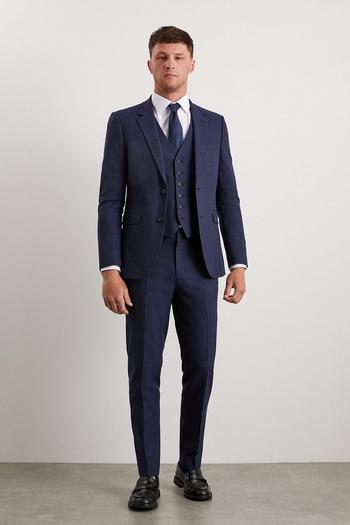 Related Product Slim Fit Navy Marl Suit Jacket