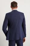 Burton Slim Fit Navy Marl Suit Jacket thumbnail 3
