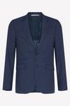 Burton Slim Fit Navy Marl Suit Jacket thumbnail 4
