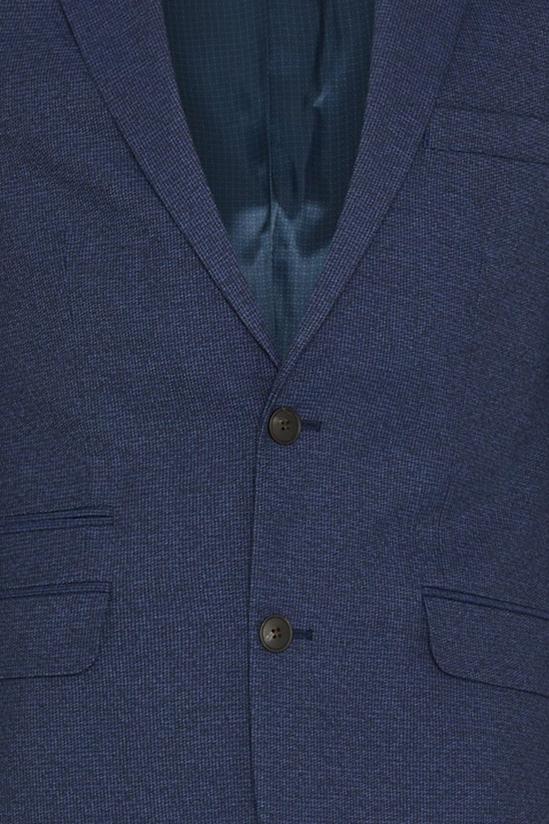 Burton Slim Fit Navy Marl Suit Jacket 5