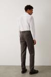 Burton Slim Fit Brown Micro Check Smart Trousers thumbnail 4