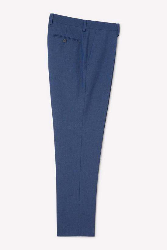 Burton Plus And Tall Slim Fit Blue Birdseye Suit Trousers 5