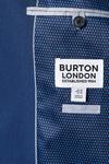 Burton Plus And Tall Slim Fit Blue Birdseye Suit Jacket thumbnail 6