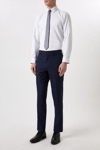 Related Product Plus And Tall Tailored Fit Navy Marl Suit Trousers