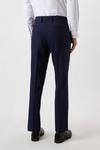 Burton Plus And Tall Tailored Fit Navy Marl Suit Trousers thumbnail 3